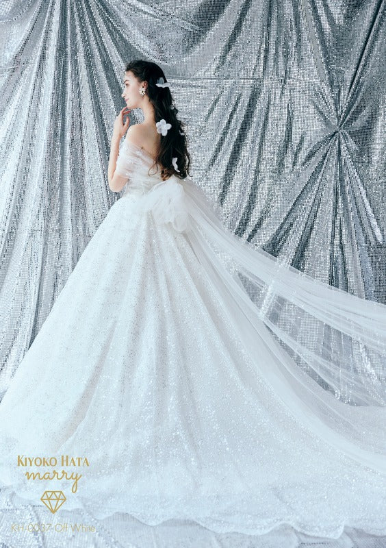 KH-0037offwhite【ウェディングドレス レンタル】