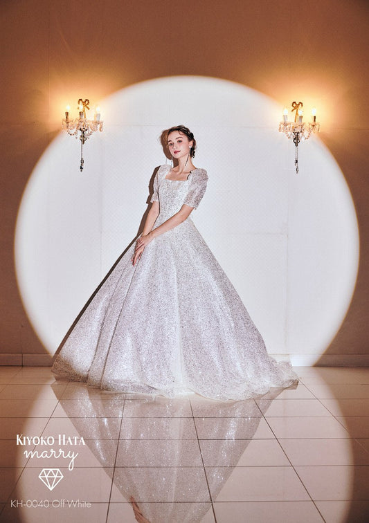 KH-0040OffWhite【ウェディングドレス レンタル】