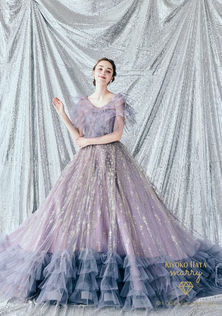KH-0043 GrayishPurple【結婚式 カラードレス レンタル】