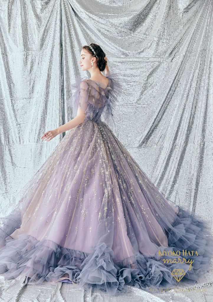 KH-0043 GrayishPurple【結婚式 カラードレス レンタル】