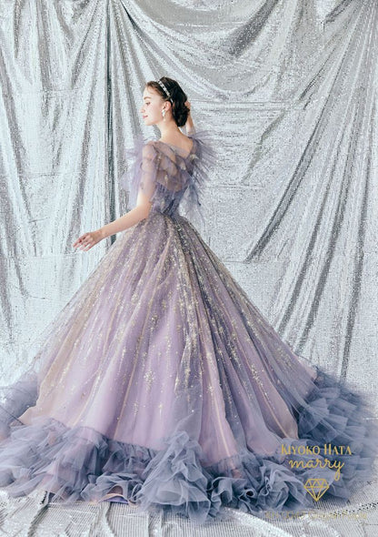 KH-0043 GrayishPurple【結婚式 カラードレス レンタル】
