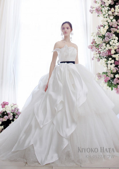 KH-0527 offwhite【結婚式 カラードレス レンタル】