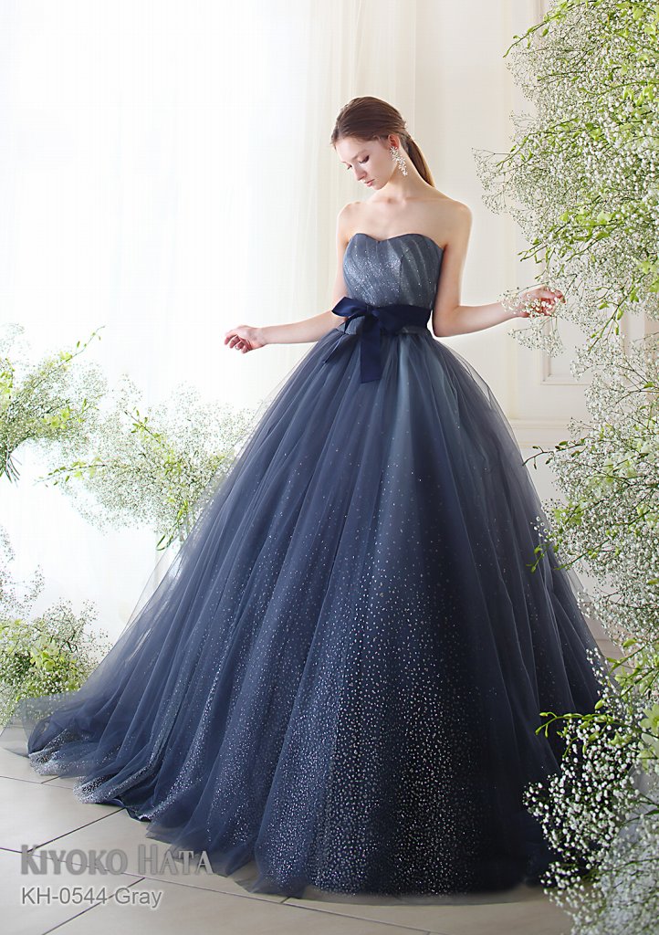 KH-0544 gray【結婚式 カラードレス レンタル】