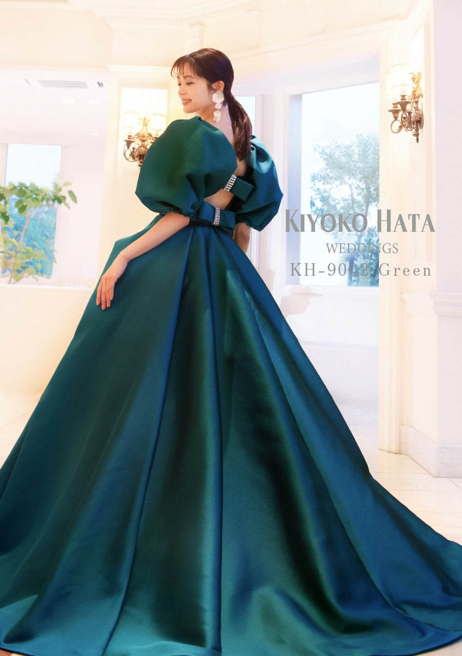 KH-9002 Green【結婚式 カラードレス レンタル】