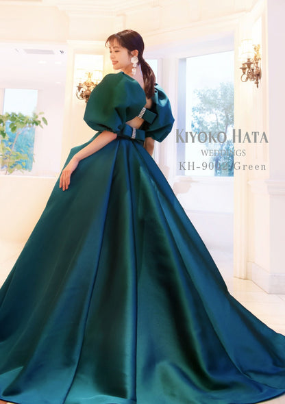 KH-9002 Green【結婚式 カラードレス レンタル】