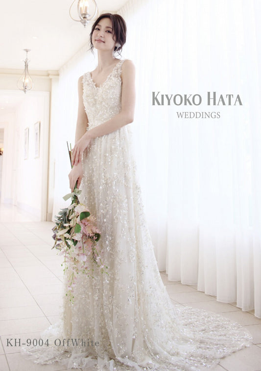 KH-9004 OffWhite【ウェディングドレス レンタル】