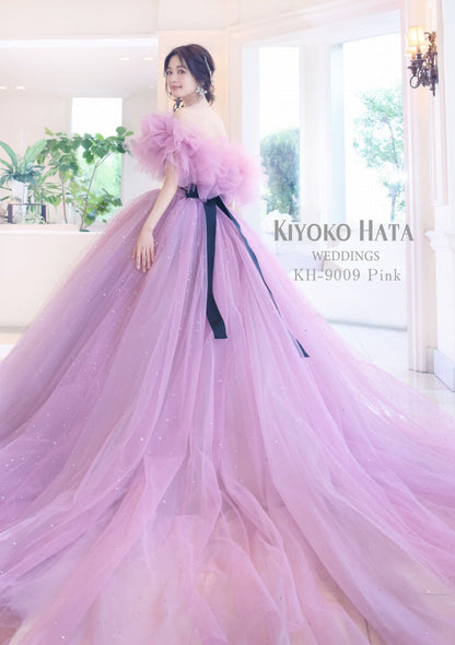 KH-9009 Pink【結婚式 カラードレス レンタル】