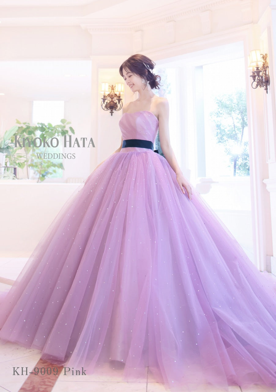 KH-9009 Pink【結婚式 カラードレス レンタル】