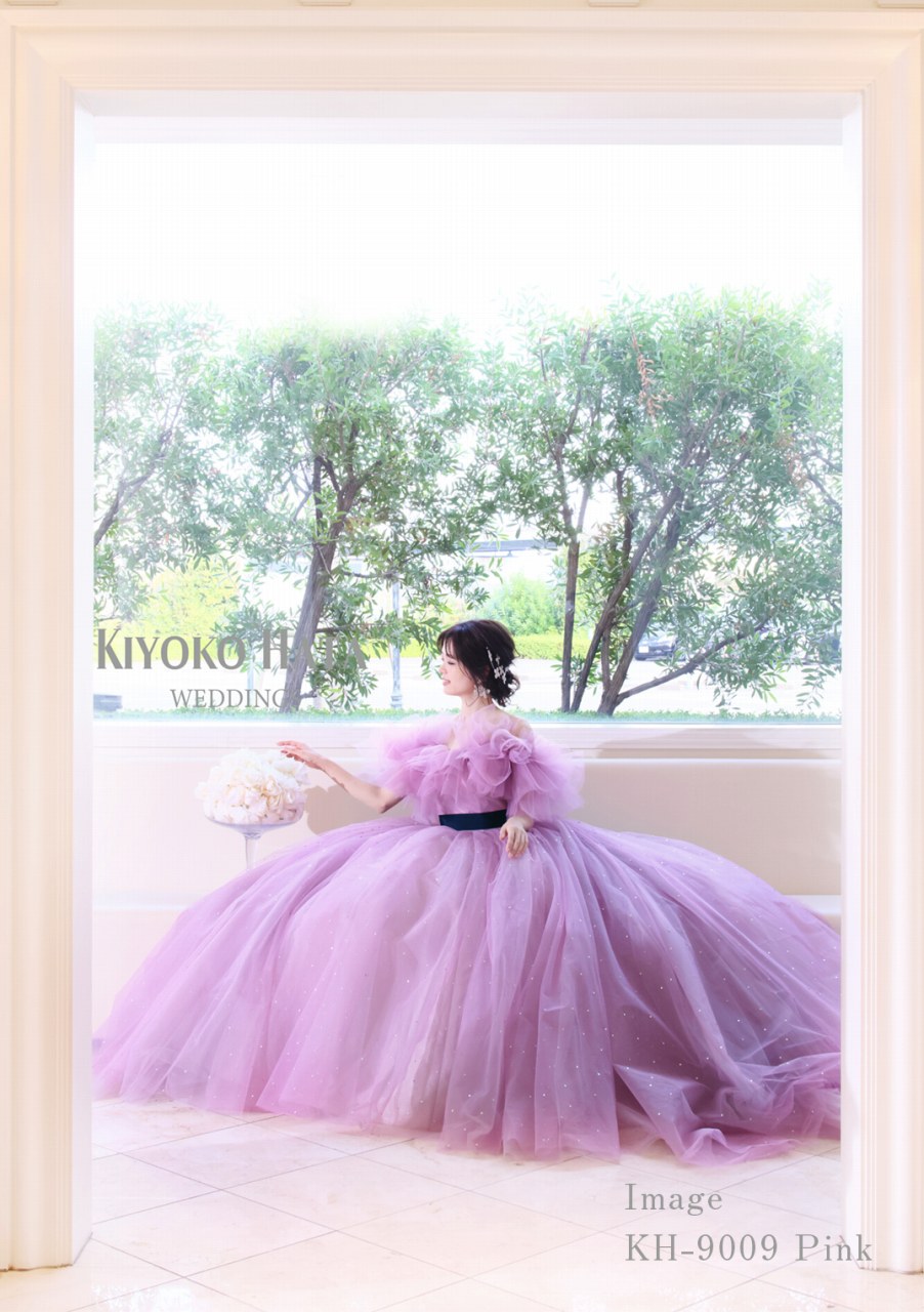 KH-9009 Pink【結婚式 カラードレス レンタル】