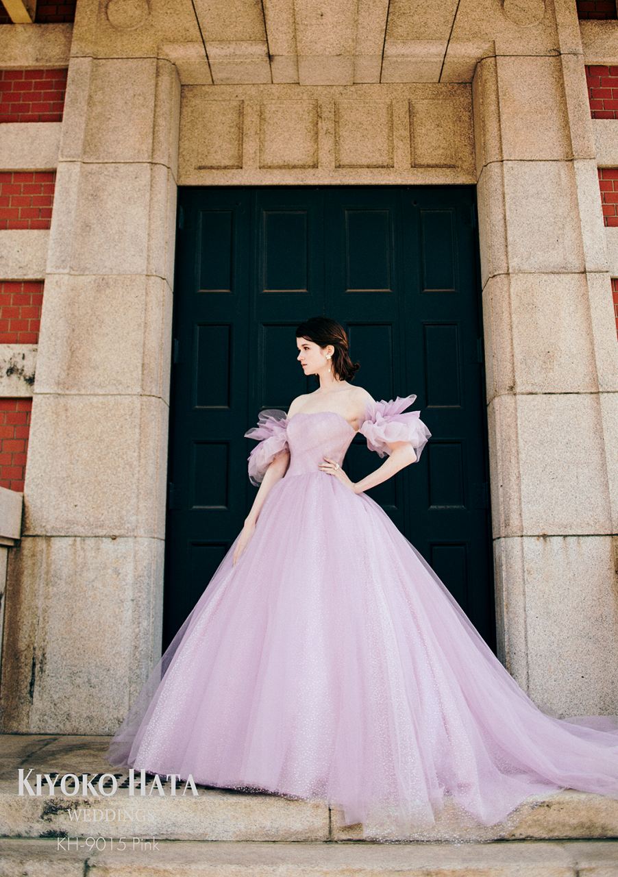KH-9015 pink【結婚式 カラードレス レンタル】