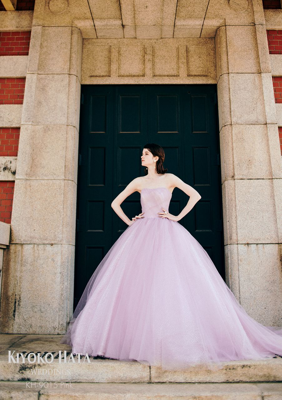 KH-9015 pink【結婚式 カラードレス レンタル】