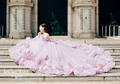 KH-9015 pink【結婚式 カラードレス レンタル】