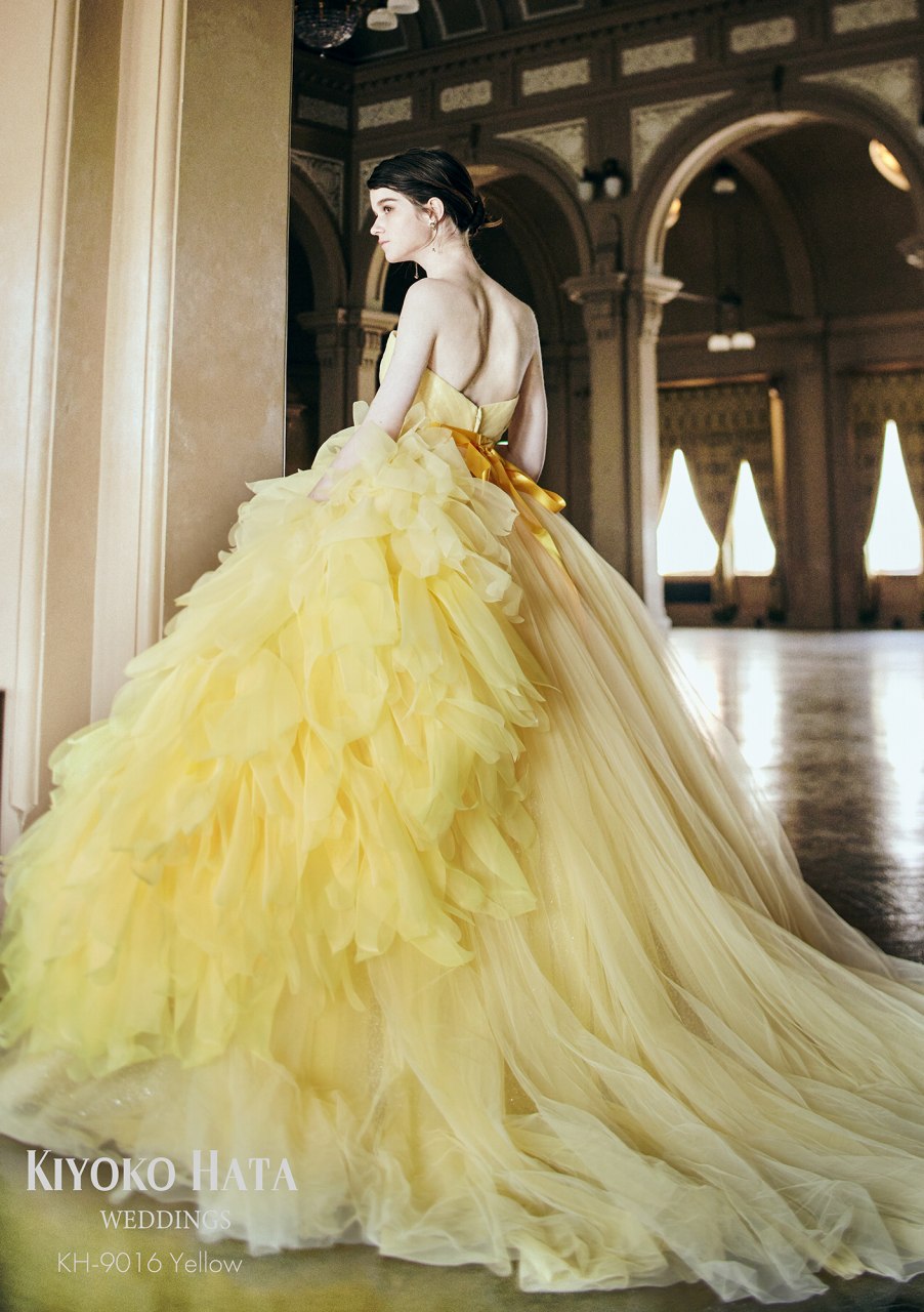 KH-9016 Yellow【結婚式 カラードレス レンタル】 – 結婚式準備サイト