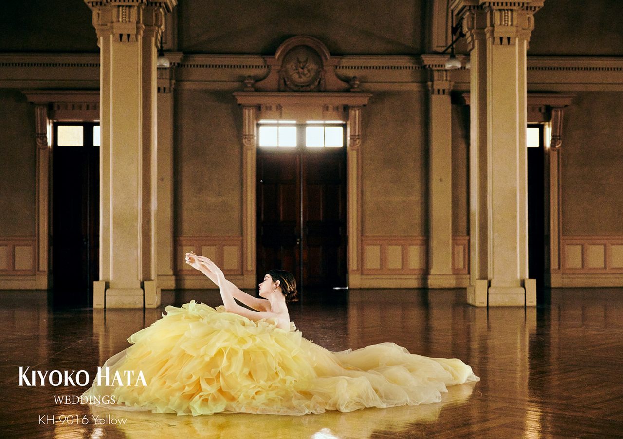 KH-9016 Yellow【結婚式 カラードレス レンタル】 – 結婚式準備サイトCORDY