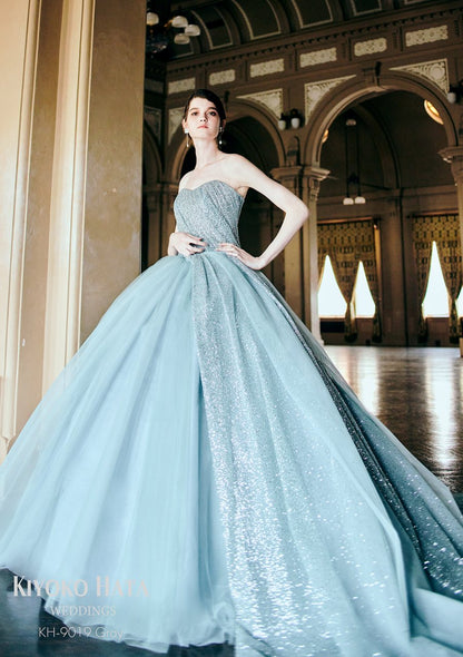 KH-9019 Gray【結婚式 カラードレス レンタル】