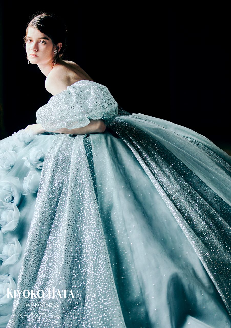 KH-9019 Gray【結婚式 カラードレス レンタル】