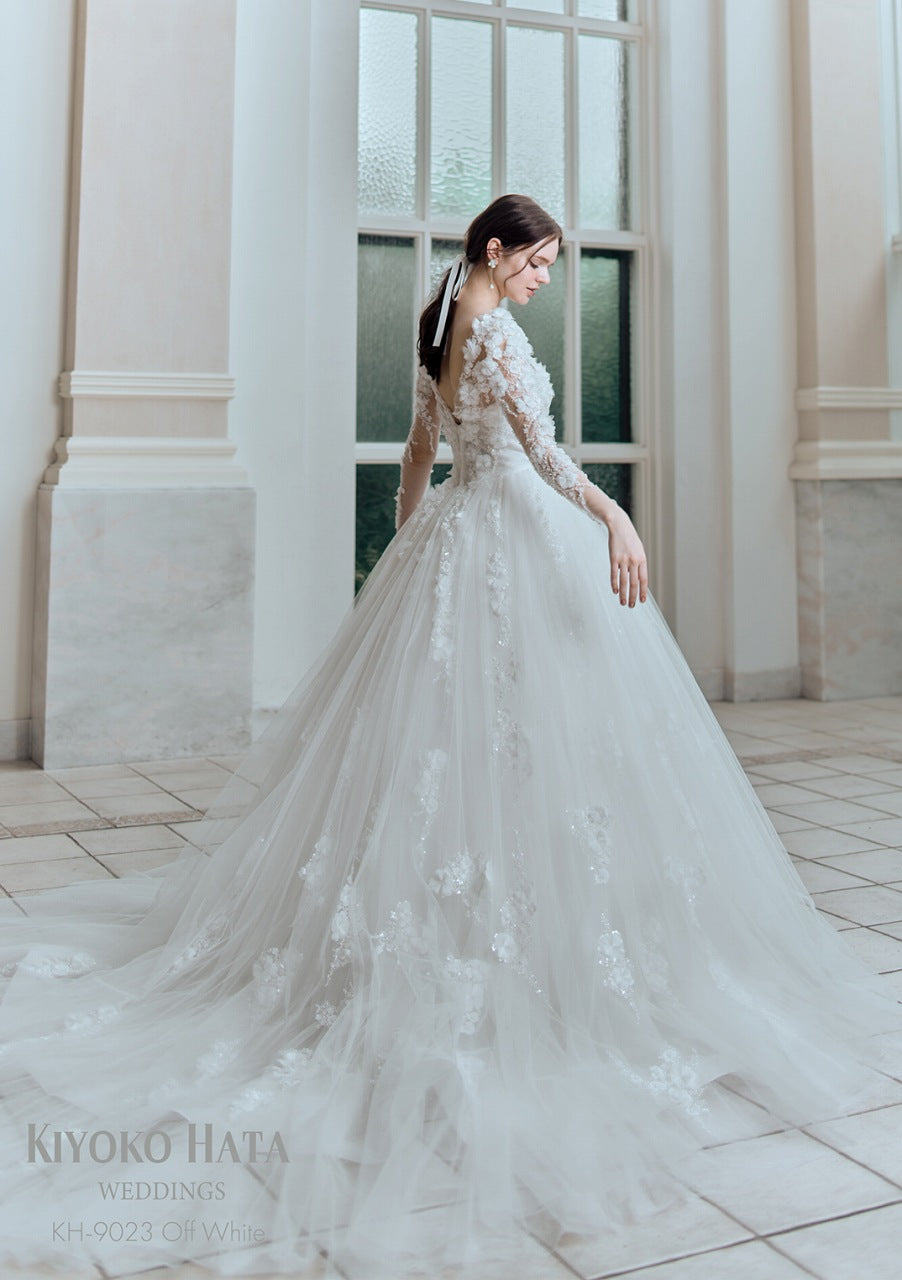 KH-9023 OffWhite【ウェディングドレス レンタル】
