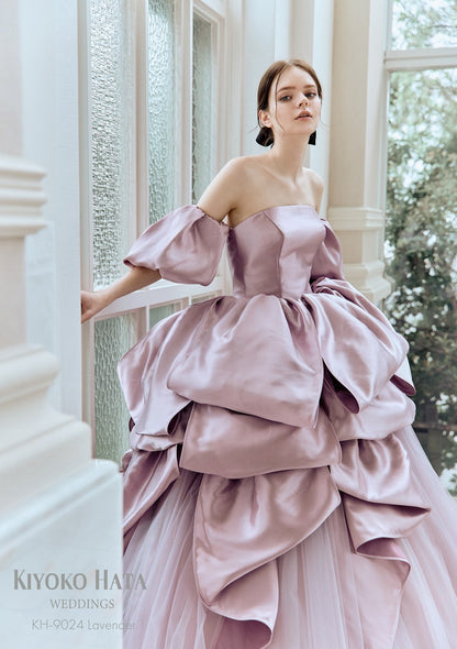 KH-9024 Lavender【結婚式 カラードレス レンタル】