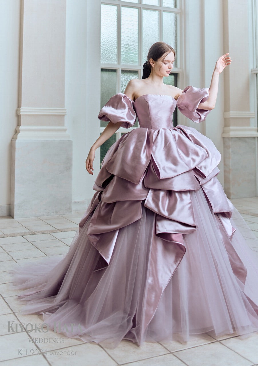 KH-9024 Lavender【結婚式 カラードレス レンタル】