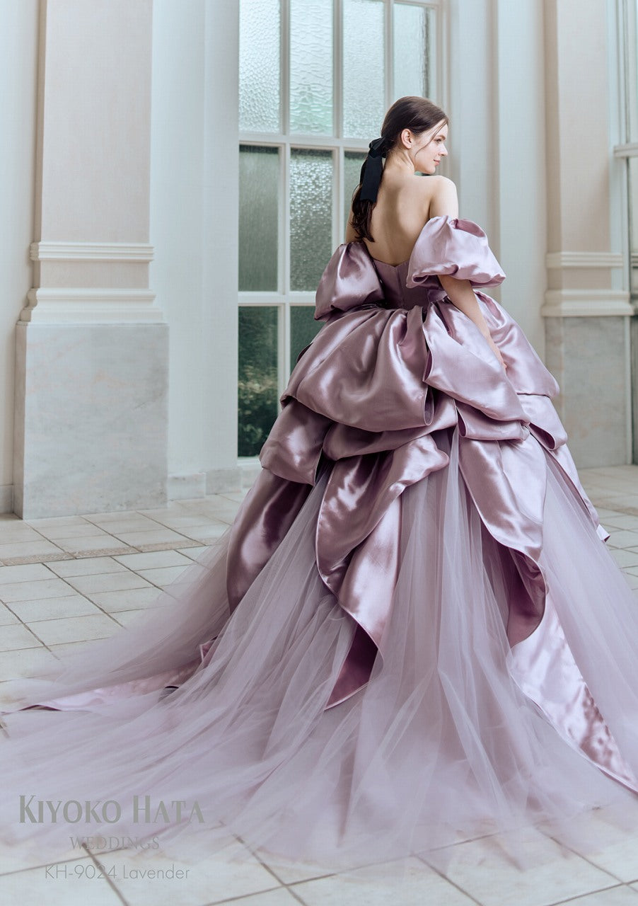 KH-9024 Lavender【結婚式 カラードレス レンタル】