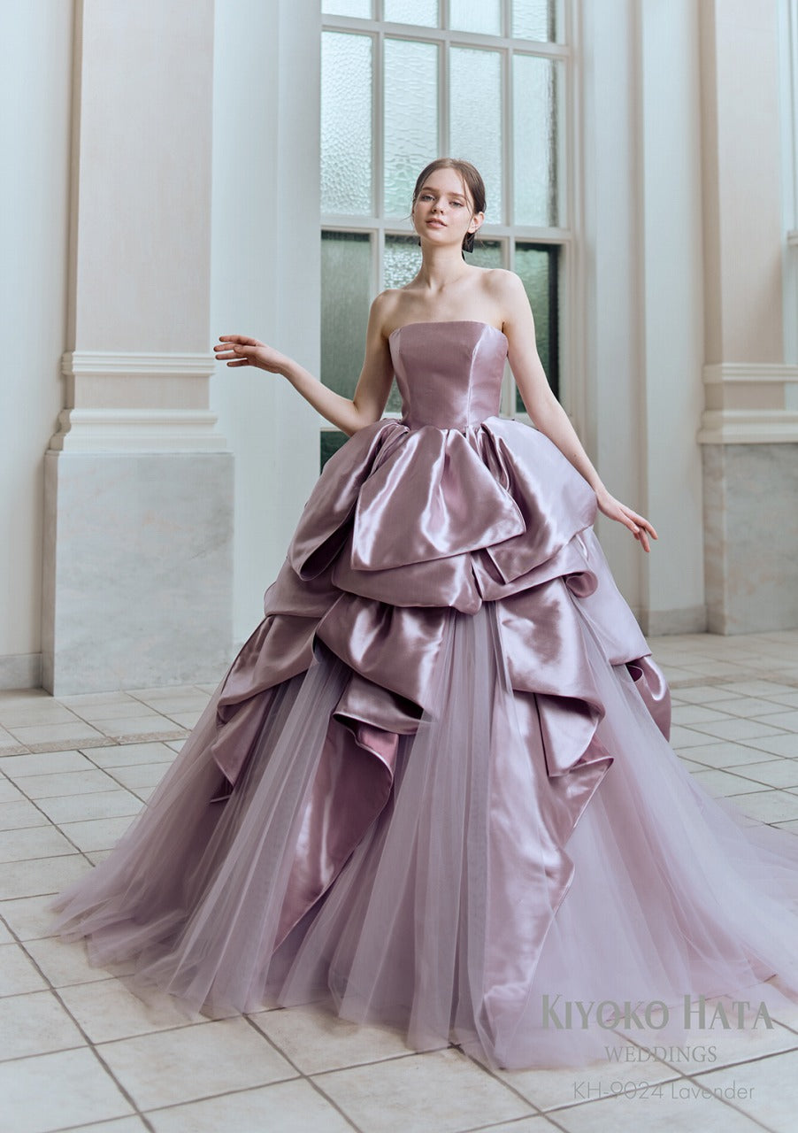KH-9024 Lavender【結婚式 カラードレス レンタル】