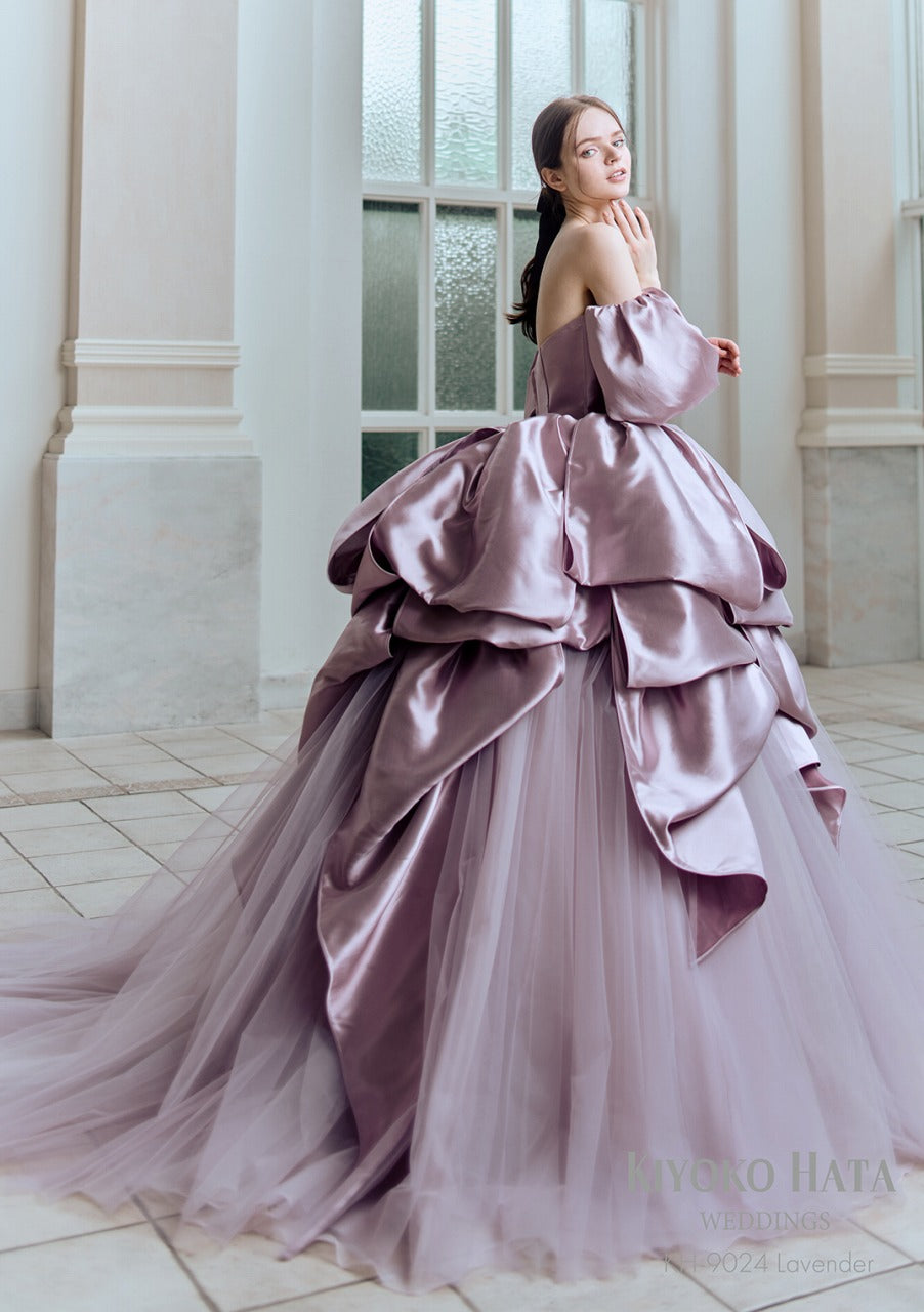 KH-9024 Lavender【結婚式 カラードレス レンタル】