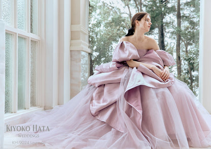 KH-9024 Lavender【結婚式 カラードレス レンタル】