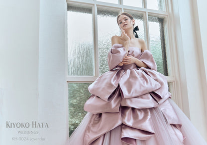 KH-9024 Lavender【結婚式 カラードレス レンタル】