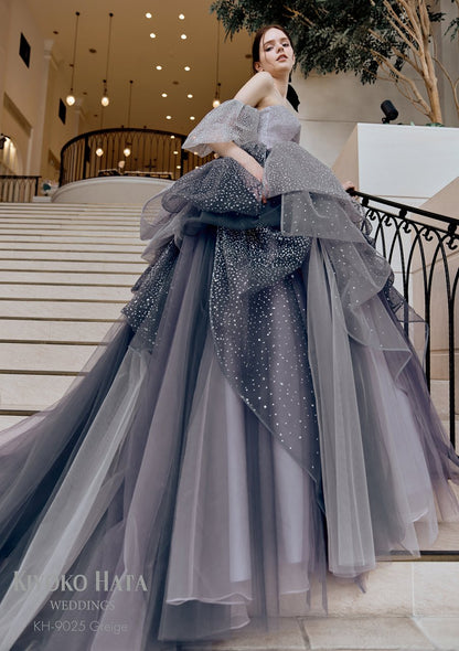 KH-9025 Greige【結婚式 カラードレス レンタル】