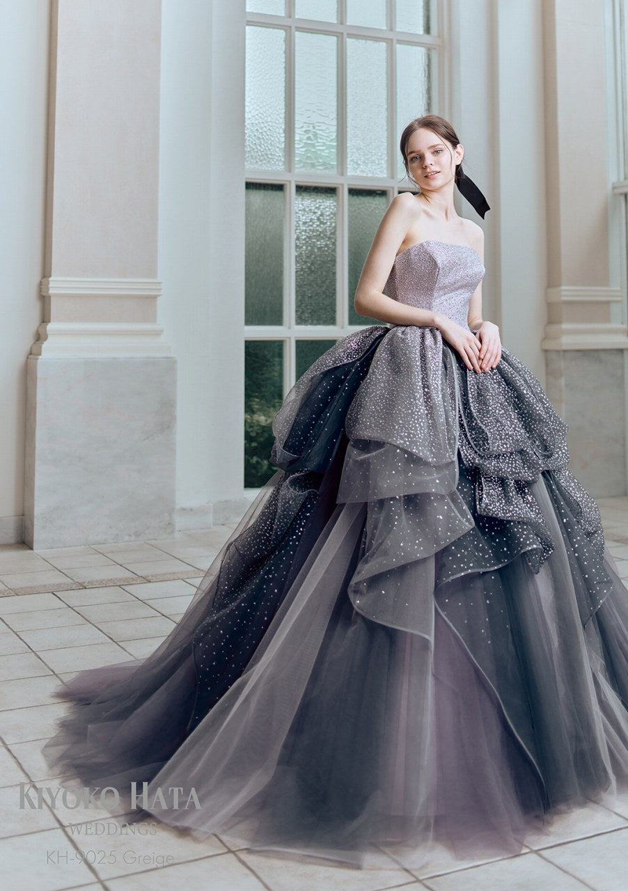 KH-9025 Greige【結婚式 カラードレス レンタル】