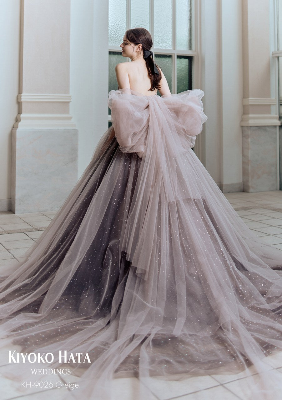 KH-9026_Greige【結婚式 カラードレス レンタル】