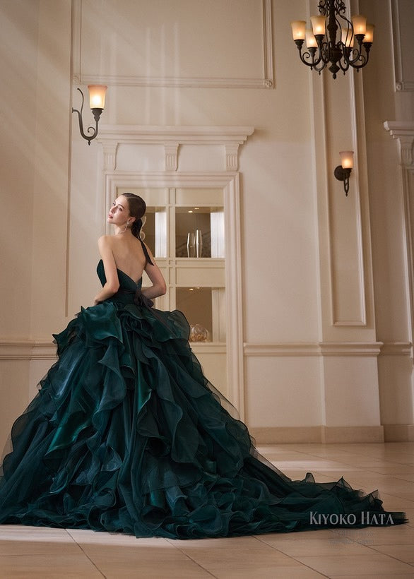 KH-9029(Green)【結婚式 カラードレス レンタル】