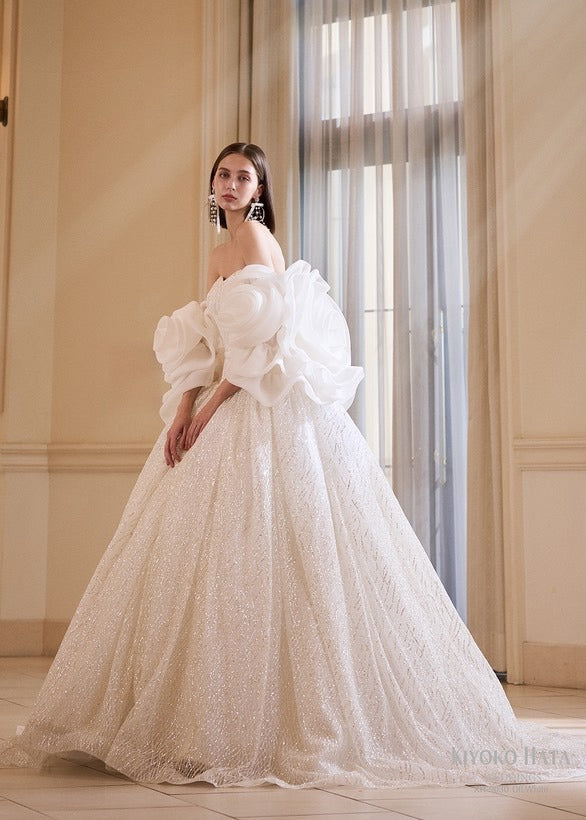 KH-9030(Off White)【結婚式 ウェディングドレス レンタル】