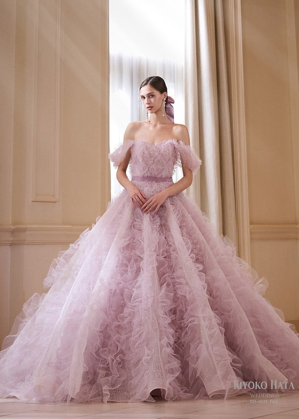 KH-9031(Pink)【結婚式 カラードレス レンタル】