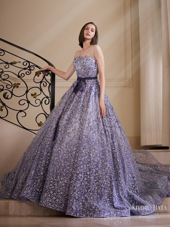 KH-9033(Lavender)【結婚式 カラードレス レンタル】