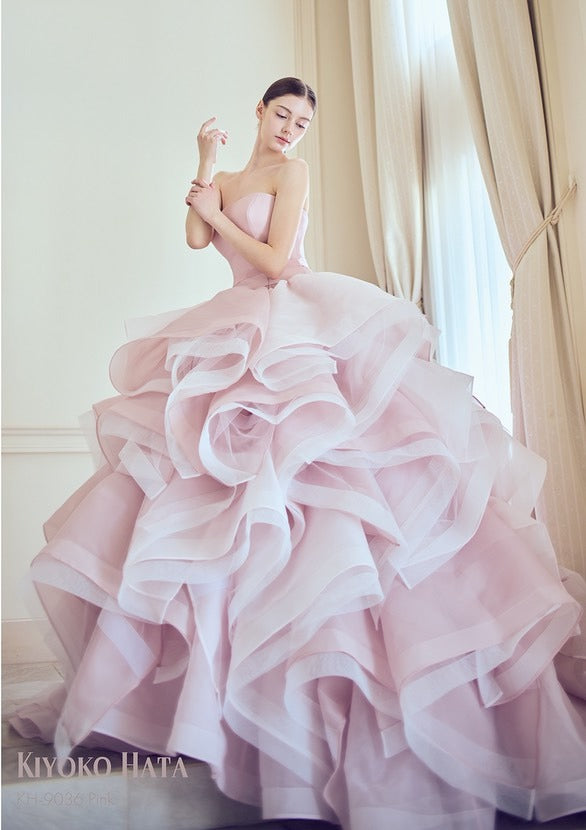 KH-9036(Pink)【結婚式 カラードレス レンタル】