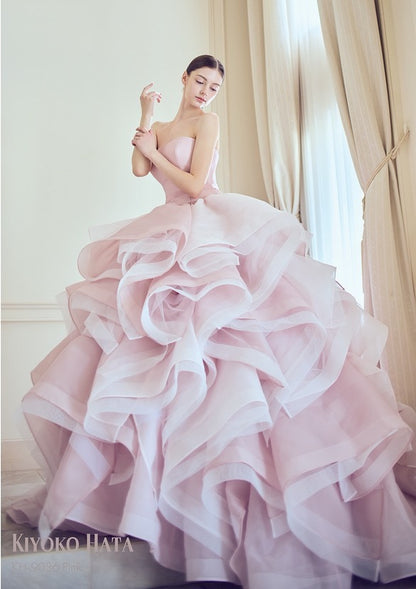 KH-9036(Pink)【結婚式 カラードレス レンタル】