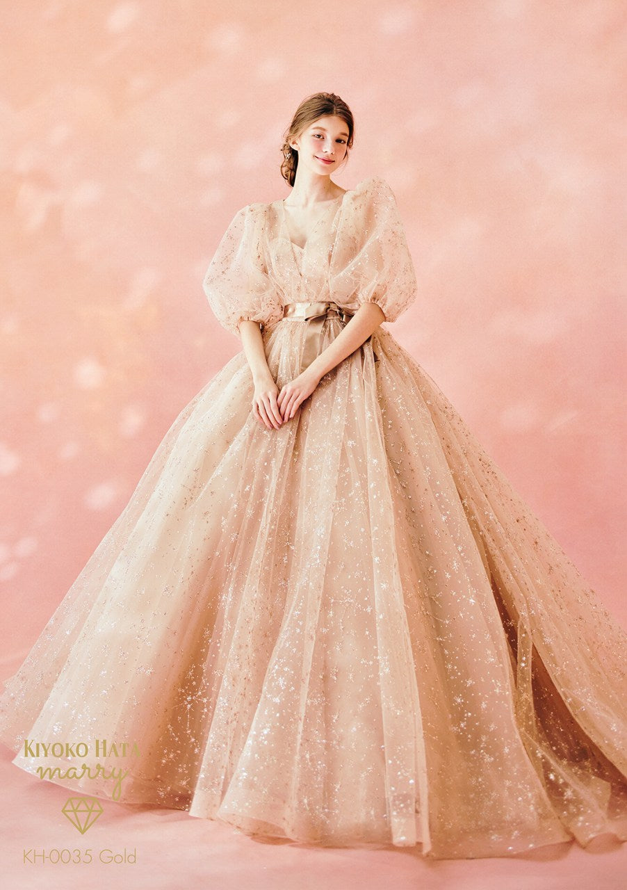 KH0035 Gold【結婚式 カラードレス レンタル】 – 結婚式準備サイトCORDY
