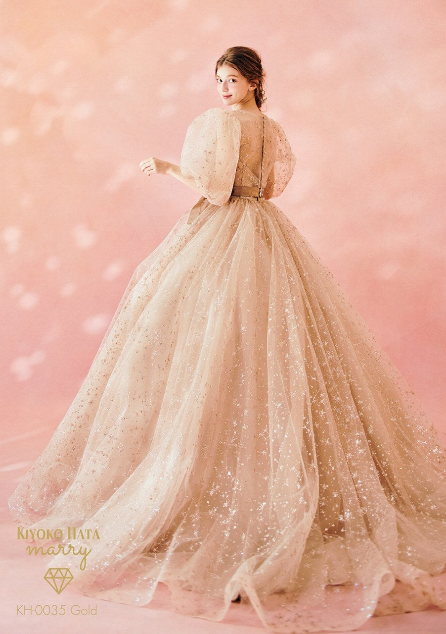 KH0035 Gold【結婚式 カラードレス レンタル】 – 結婚式準備サイトCORDY