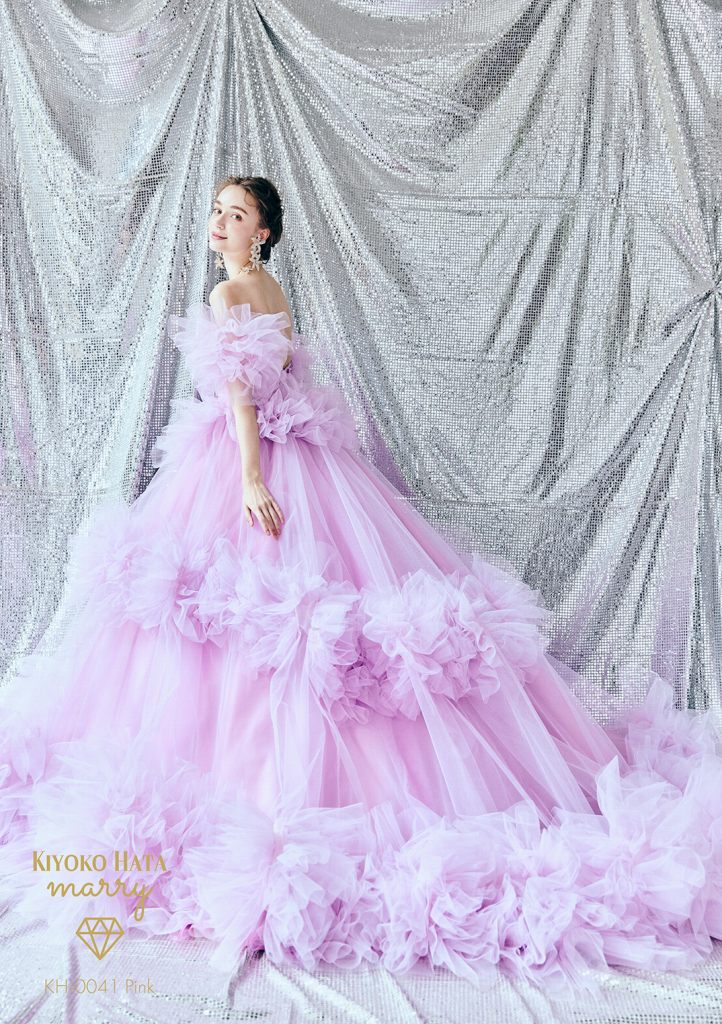 KH0041 pink【結婚式 カラードレス レンタル】