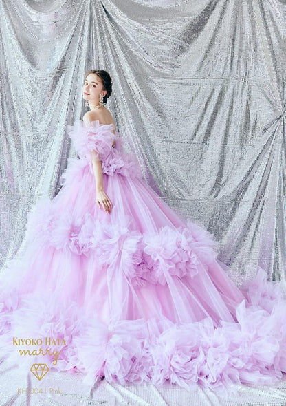 KH0041 pink【結婚式 カラードレス レンタル】