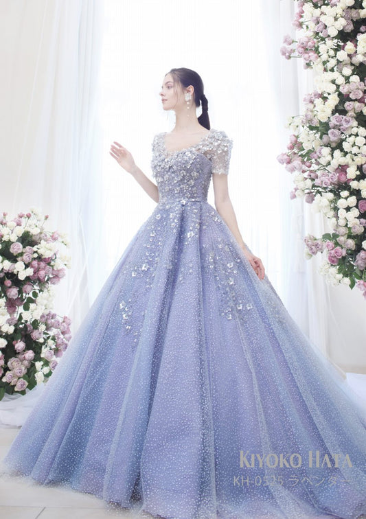 KH0525lavender【結婚式 カラードレス レンタル】