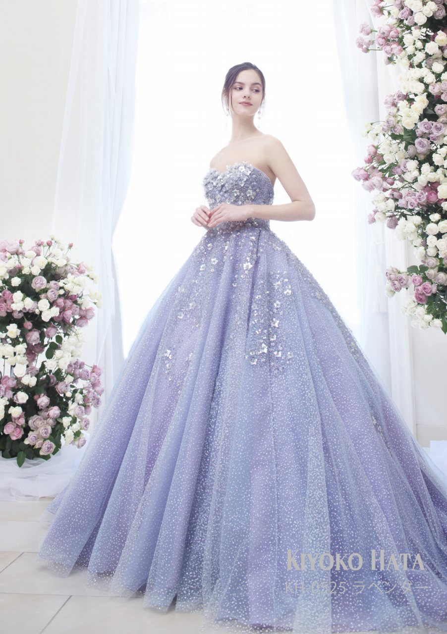 KH0525lavender【結婚式 カラードレス レンタル】