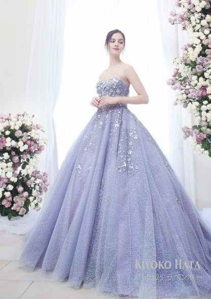 KH0525lavender【結婚式 カラードレス レンタル】