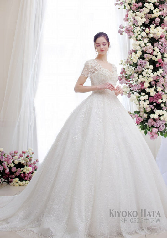 KH-0525 ow【ウェディングドレス レンタル】