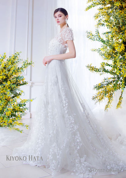 KH0557offwhite【ウェディングドレス レンタル】