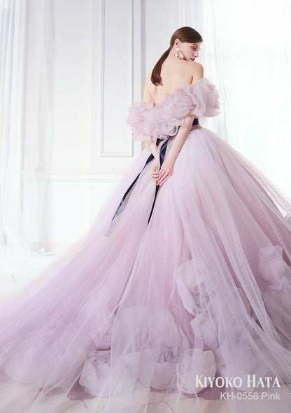 KH0558 pink【結婚式 カラードレス レンタル】