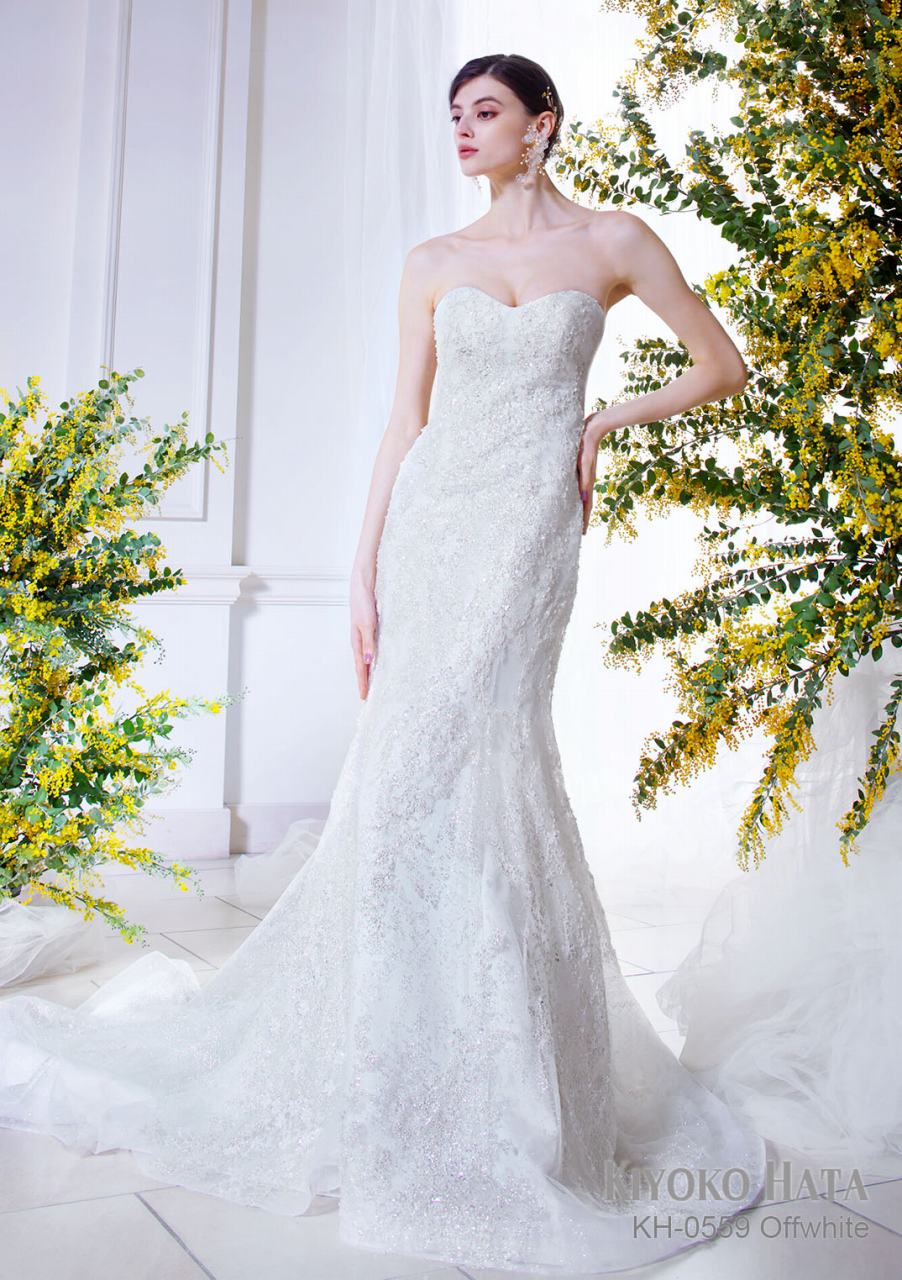 KH0559 offwhite【ウェディングドレス レンタル】