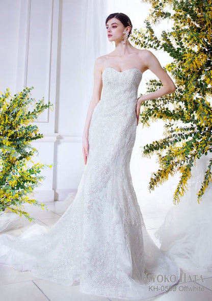 KH0559 offwhite【ウェディングドレス レンタル】