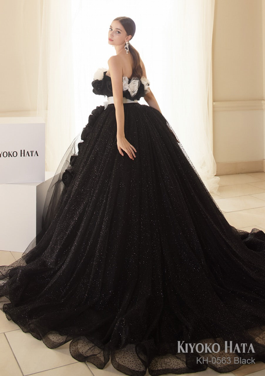 KH0563 black【結婚式 カラードレス レンタル】